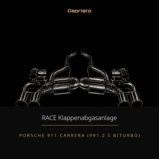 RACE Capristo Klappenabgasanlage – Porsche 911 Carrera (991.2 S Biturbo)