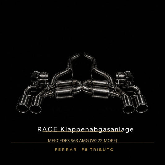 RACE Capristo Klappenabgasanlage – Mercedes S560 (W222 MOPF)
