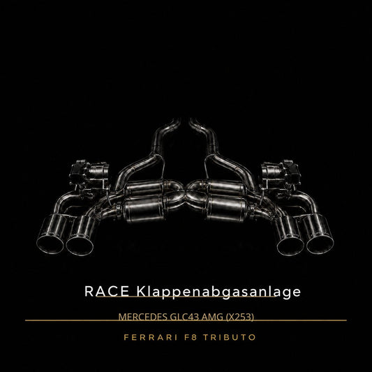 RACE Capristo Klappenabgasanlage – Mercedes GLC43 AMG (X253 / C253)